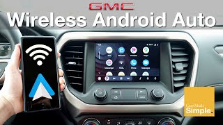 How To Setup Wireless Android Auto in GMC Vehicles [upl. by Rame140]