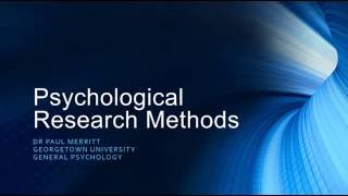 Psychological Research Methods [upl. by Nnylsia]