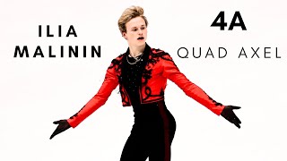 Ilia MALININ QUAD AXEL 4A [upl. by Anitsim]