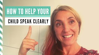 4 Easy TIPS To Help Your Child SPEAK Clearly Speech Therapist Explains [upl. by Haneekas]