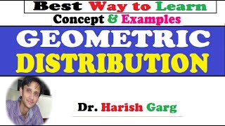 Geometric Distribution amp Examples [upl. by Latsyc]