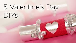 5 Cute DIY Valentines Day Gifts amp Treats [upl. by Harat657]