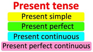 Learn the PRESENT TENSE in 4 minutes 📚 Learn with examples [upl. by Leuname]