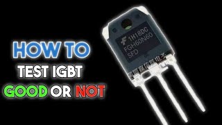 How to test IGBT [upl. by Suitangi]