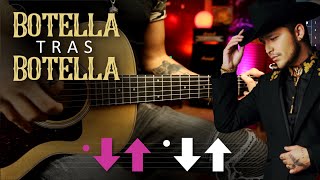 Botella Tras Botella  Christian Nodal Gera MX TUTORIAL Guitarra ACORDES  COMPLETO Christianvib [upl. by Maer]