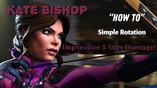 MCOC Kate Bishop “How To” [upl. by Ennovaj]