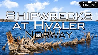 5 Shipwreck Spots at Hvaler  Cinematic Drone Video Norway 4k [upl. by Oniratac234]