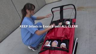 EVACU B Baby Evacuation Chair System  Step By Step instructions [upl. by Norword]