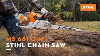 STIHL MS 661 CM Chain Saw  Features and Benefits [upl. by Assira59]