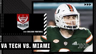 Virginia Tech Hokies at Miami Hurricanes  Full Game Highlights [upl. by Ahsitaf256]