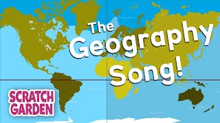 The Geography Song  Globe vs Map Song  Scratch Garden [upl. by Atilrak]