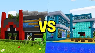 Skeppy vs BadBoyHalo MILLIONAIRE House Battle  Minecraft [upl. by Aduh]