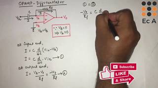 36 OPAMP as Differentiator [upl. by Catherina56]