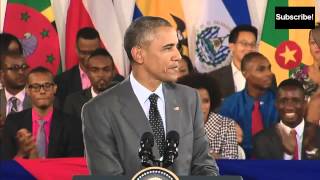 Barack Obama in Jamaica Patois quotGreetings massive Wha gwaan Jamaicaquot [upl. by Paulita681]