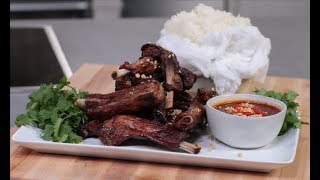 Andrew Zimmern Cooks Sous Vide Spare Ribs [upl. by Sugihara]