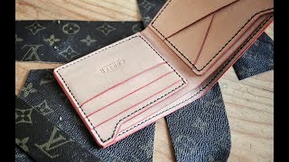 Making a DIY Louis Vuitton Wallet [upl. by Gard]