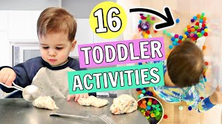 16 Toddler Activities You Can Do at Home  12 year olds [upl. by Davey343]