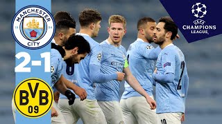 HIGHLIGHTS  Man City v Dortmund  DE BRUYNE REUS FODEN  UCL Quarter final 1st leg [upl. by Fernald]