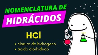 HIDRÁCIDOS nomenclatura  HIDRUROS no metálicos nomenclatura [upl. by Artenra847]