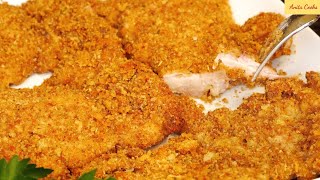 Crispy Breaded Chicken in the Oven [upl. by Nitsirk]