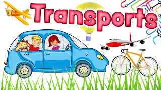 MEDIOS DE TRANSPORTE en inglés y español [upl. by Ablem365]