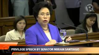 Miriam challenges Enrile to public debate [upl. by Ku]