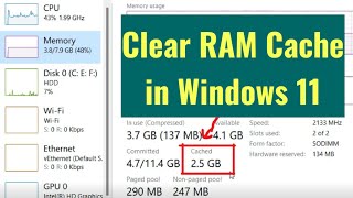 How to Clear RAM Cache in Windows 11 [upl. by Chasse]