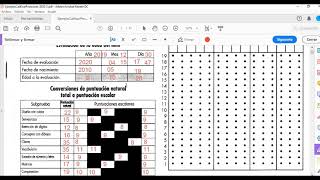 WISC IV Conversión de Puntuaciones Parte1 [upl. by Dode290]