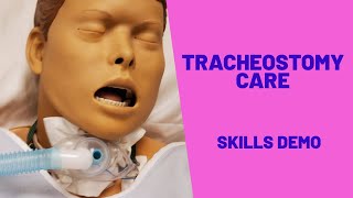 TRACHEOSTOMY CARE  SKILLS DEMO [upl. by Anirehtak]