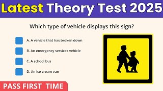 Theory Test 2025 UK  Latest Theory Test Question [upl. by Jerald108]