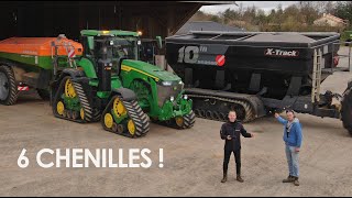 😱😍 6 CHENILLES à lENGRAIS avec 8RX  TRANSBO amp AMAZONE  💪 [upl. by Berny713]