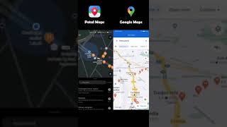 Petal Maps VS Google Maps [upl. by Errised769]