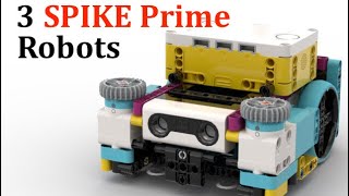 3 Spike Prime Robot Designs [upl. by Pirri]