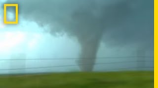 Tornadoes Lightning in Rare Video  National Geographic [upl. by Mccreery]