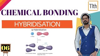 Chemical Bonding । Class 11 L6 । Hybridisation [upl. by Attelrahs]