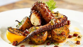 Grilled Spanish Octopus – Bruno Albouze [upl. by Asoramla600]