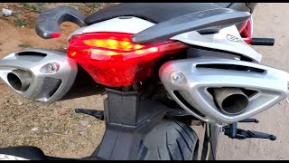 Benelli 600i exhaust sound  stock exhaust vs ixil exhaust [upl. by Jonathan573]