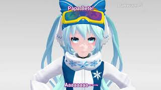 MMD Hey Disini Lagi TDA Snow Miku [upl. by Athenian907]