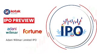 Adani Wilmar Limited IPO  IPO Preview  Upcoming IPO Details [upl. by Sanfourd]