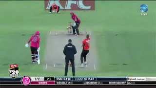 BBL Final Scorchers v Sixers match highlights [upl. by Idolem]