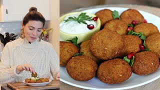 Falafel Nohut Köftesi Nasıl Yapılır  Falafel Tarifi  Canan Kurban [upl. by Derron805]