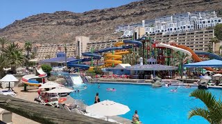 Gran Canaria Taurito Hotels Water Park and Watersports Paradise Summer 2019 4K [upl. by Sisely]