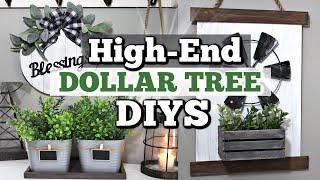 HighEnd Dollar Tree Farmhouse Decor You Should Try  DIY DOLLAR TREE DECOR  Krafts by Katelyn [upl. by Lotus]