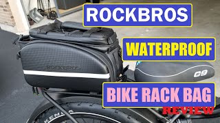 Rockbros Bike Rack Bag Review [upl. by Vassili910]