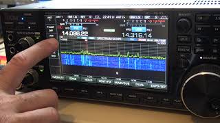 Icom IC7610 Spectrum ScopeWaterfall Settings And Features [upl. by Ihtak]