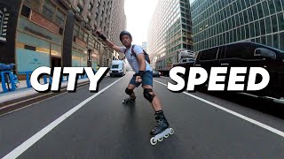 Speeding Through the City  Inline Skating Urban Flow Skate [upl. by Sandy]