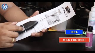 IKEA MILK FROTHER Review amp Battery Installation [upl. by Baal]