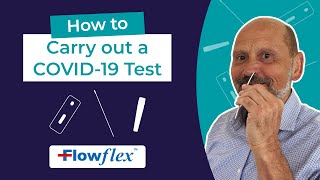 How to use the Flowflex Lateral Flow Test  The Easiest COVID19 Test [upl. by Iams]