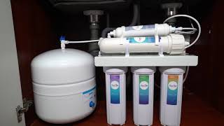 SimPure T1 5Stage Under Sink Reverse Osmosis Water Filtration System Installation Tutorial [upl. by Attela]