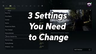 Ghost Recon Breakpoint  3 Settings You Need to Change [upl. by Eirok55]